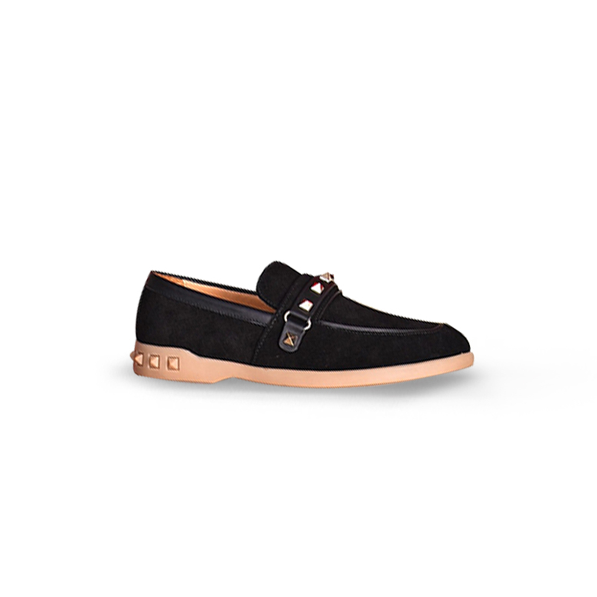 Va1e*ntin0 garavani damen loafer leisure flows veloursleder